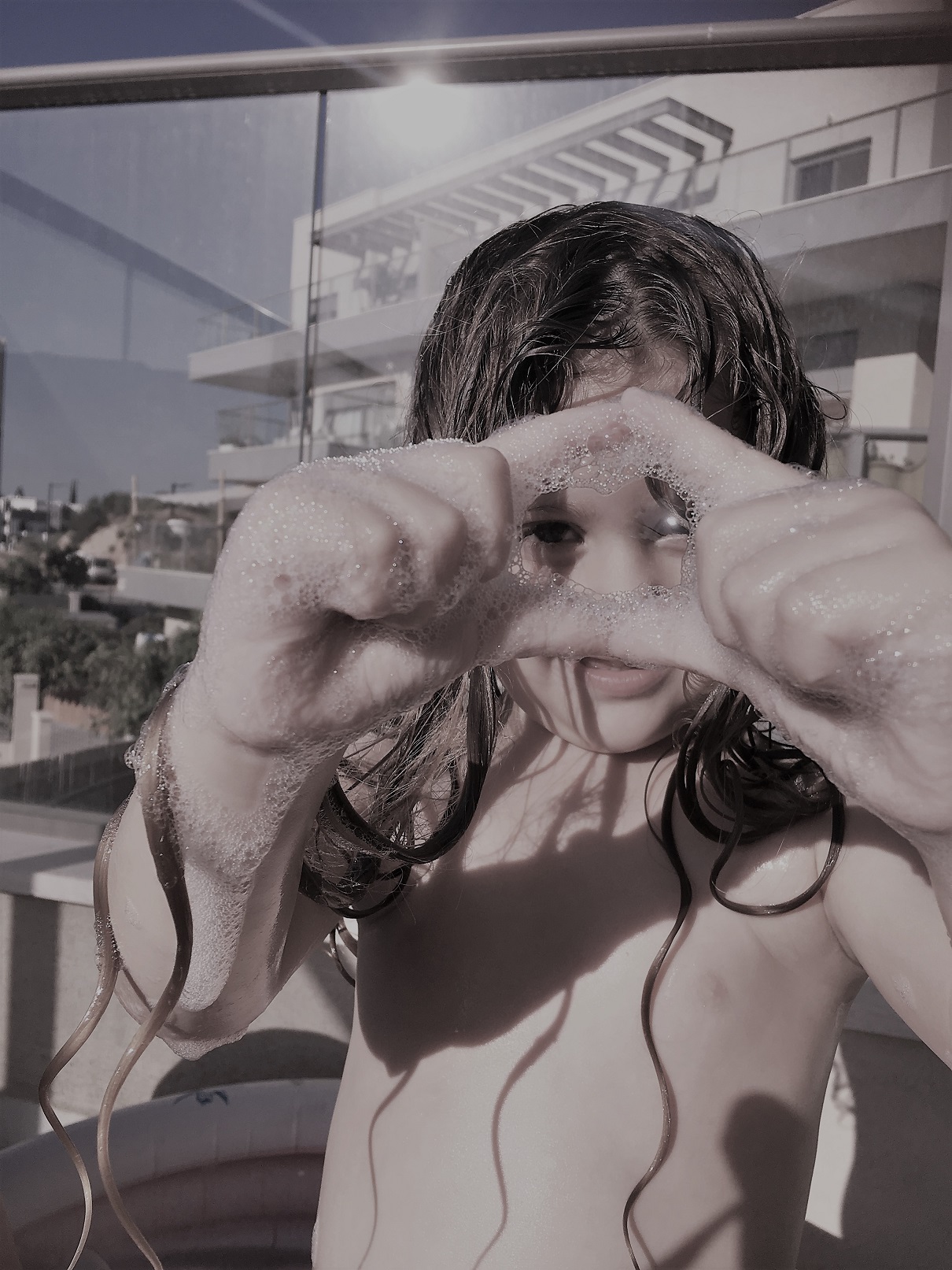 בועות סבון עם ילדים